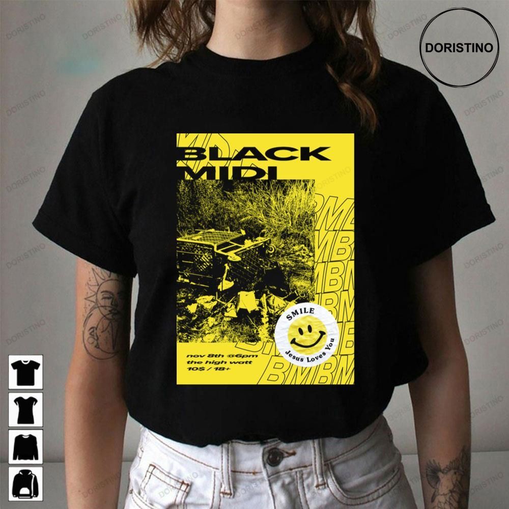 Black midi clearance t shirt